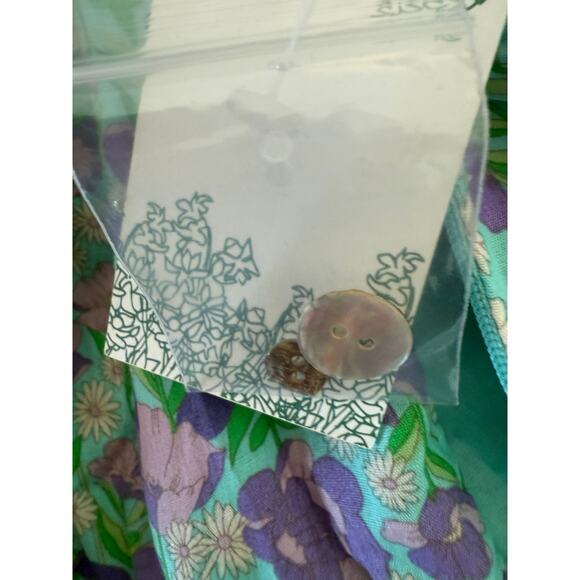 Hyacinth House Tuckernuck Blue Multi Floral Bellflower Maxi Dress Size XXS - Picture 13 of 16